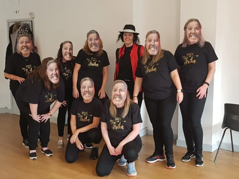 Thriller hen party dance class in Sheffield